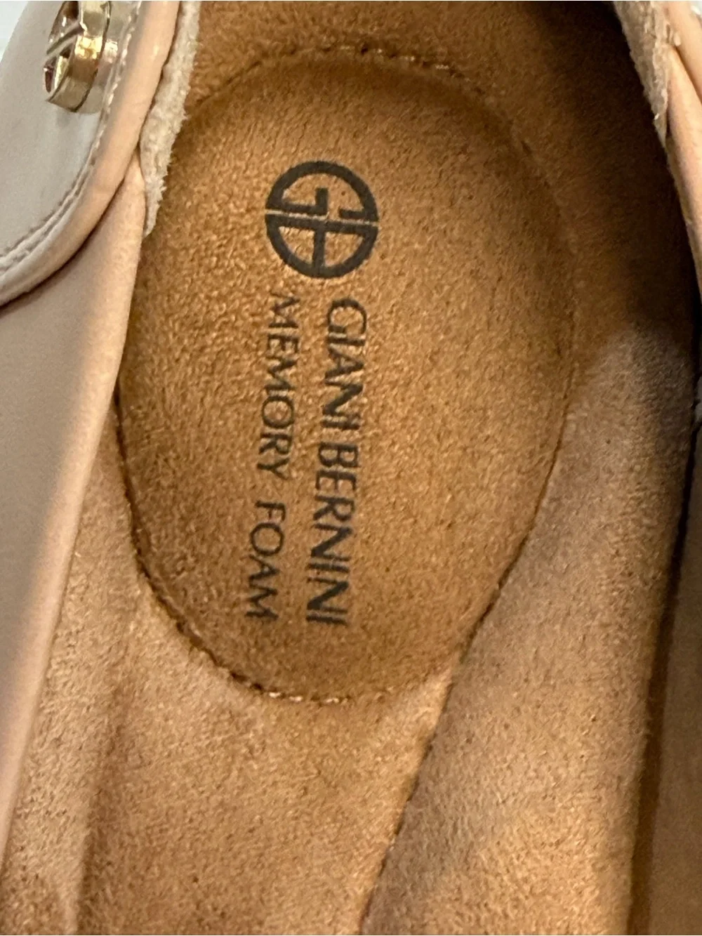Giani Bernini Blush Nude Block Heel Pumps